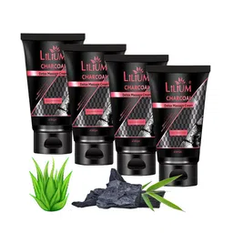 Lilium Set Of 4 Bamboo Charcoal Massage Cream-50
