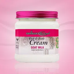 GEMBLUE BioCare Goat Milk Face & Body Cream with Vitamin E & Olive Oil - 385 ml-image-40
