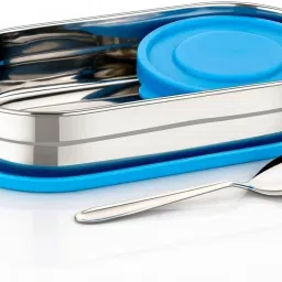 Oval Shape 2 Container Tiffin | Lunch Box 2 Containers Lunch Box-picture-23