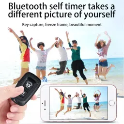 Huntindia Monopod Selfie Bluetooth Remote Control Button Self-Timer Camera Stick Shutter Camera Remote Control image 4