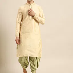 KISAH Men Thread Work Kurta-picture-5