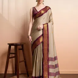 SGF11 Woven Design Zari Kanjeevaram Saree-29