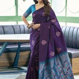 Sitanjali WomenEthnic Motifs ZariKanjeevaram Saree-image-6