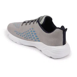 FAUSTO Men Grey Mesh Running Non-Marking Memory Foam Shoes image 2