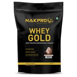 Nakpro Whey Gold Protein Concentrate,  2.2 lb  Chocolate Cream -image-49