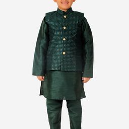 Pro-Ethic STYLE DEVELOPER Boys  Pure Silk Kurta with Churidar-picture-55