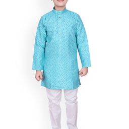 Pro-Ethic STYLE DEVELOPER Boys Mandarin Collar Kurta With Pyjamas-79