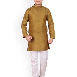 Pro-Ethic STYLE DEVELOPER Boys Geometric Woven Design Kurta with Pyjamas-23