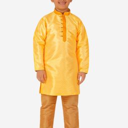 Pro-Ethic STYLE DEVELOPER Boys Pure Silk Kurta with Pyjamas-picture-37