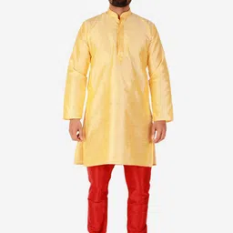 Pro-Ethic STYLE DEVELOPER Men Pure Silk Kurta with Pyjamas-picture-46