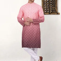 Jompers Printed Regular Ombre Kurta with Pyjama-27