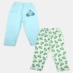 V-Mart Infant Boys Pack Of 2 Printed Cotton Lounge Pants-picture-33