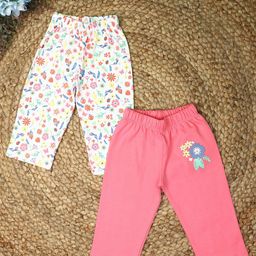 V-Mart Infants Pack Of 2 Printed Cotton Track Pants-image-71