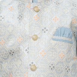 Pro-Ethic STYLE DEVELOPER Boys Embroidered Kurta with Pyjamas & Jacket image 5