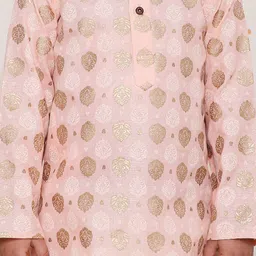 KID1 Boys Ethnic Motifs Printed Regular Kurta with Pyjamas image 5