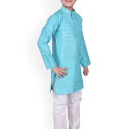 Pro-Ethic STYLE DEVELOPER Boys Mandarin Collar Kurta With Pyjamas image 5