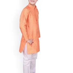 Pro-Ethic STYLE DEVELOPER Boys Geometric Printed Kurta with Pyjamas image 3