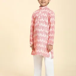 Pro-Ethic STYLE DEVELOPER Boys Geometric Printed Kurta With Pyjamas image 5