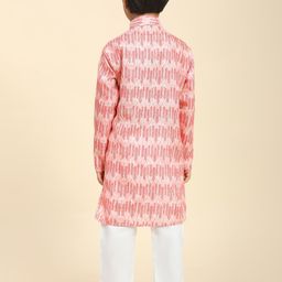 Pro-Ethic STYLE DEVELOPER Boys Geometric Printed Kurta With Pyjamas image 3