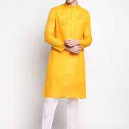 DEVOILER Ethnic Motifs Printed Straight Kurta with Pyjamas-picture-27