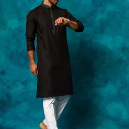 VASTRAMAY Yoke Design Kurta with Trousers-image-22