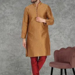 Moda Rapido Men Regular Kurta with Churidar-image-6