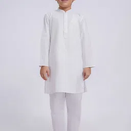 VASTRAMAY Boys Regular Pure Cotton Kurta with Pyjamas-18