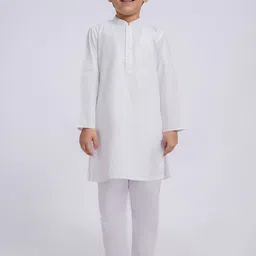 VASTRAMAY Boys Regular Pure Cotton Kurta with Pyjamas-39