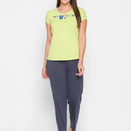 AV2 Women Green & Navy Blue Night suit-image-90