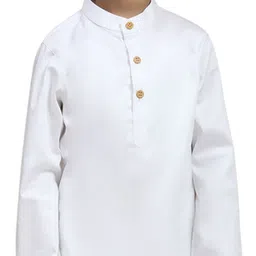 Funny Bones Clothings Boys Regular Linen Kurta with Pyjamas image 4