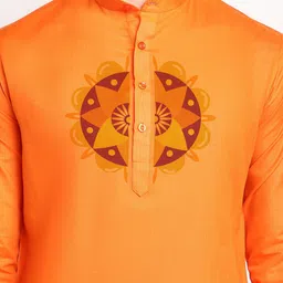 DEVOILER Ethnic Motifs Printed Kurta with Pyjamas image 2