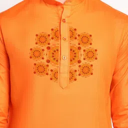 DEVOILER Ethnic Motifs Printed Regular Kurta With Pyjamas image 2