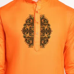 DEVOILER Ethnic Motifs Printed Regular Kurta with Pyjamas image 5