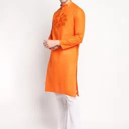 DEVOILER Ethnic Motifs Printed Regular Kurta With Pyjamas image 3