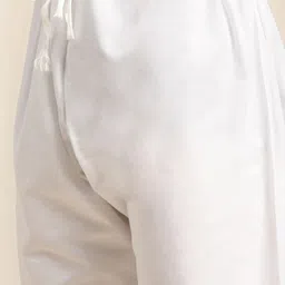 SOJANYA Men Black Mirror Work Kurta with Pyjamas & Nehru Jacket image 3