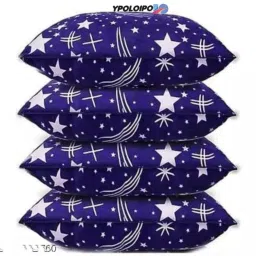 LUXURY Polyester Fibre Abstract Sleeping Pillow Pack of 4-image-5