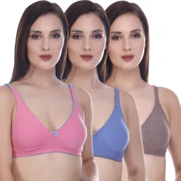 Pack of 3 Women Everyday Non Padded Bra-27