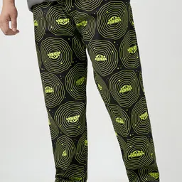 Bewakoof Plus Official Rick and Morty Men Plus Size All Over Printed Lounge Pants-image-21