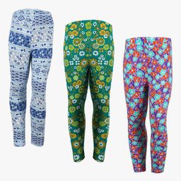 SAVAGE Girls  Pack of 3 Cotton Lounge Pant-image-24