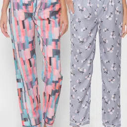 FashionRack Women Pack of 2 Printed Lounge Pants-picture-33