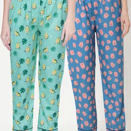 FashionRack Pack of 2 Women Printed Lounge Pants-picture-32