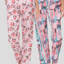 FashionRack Women Set Of 2 Printed Lounge Pants-picture-3
