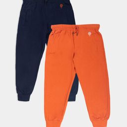 Growing Tree Kids Cotton Set Of 2 Bio-Wash Anti Microbial Joggers-image-82