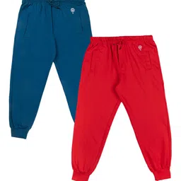 Growing Tree Kids Set Of 2 Bio Wash Anti Microbial Jogger Cotton Lounge Pants-image-40
