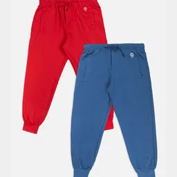 Growing Tree Unisex Kids Pack Of 2 Bio Wash Anti Microbial Joggers-image-91