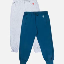 Growing Tree Kids Pack of 2 Anti Microbal Cotton Lounge Pants-picture-18