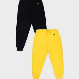 Growing Tree Kids Pack of 2 Anti Microbal Cotton Lounge Pants-image-4