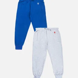 Growing Tree Unisex Kids Pack of 2 Biowash Anti Microbal Joggers-image-32
