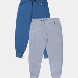 Growing Tree Unisex Kids Pack Of 2 Bio Wash Anti Microbial Joggers-image-31