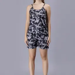 Xivir Tie & Dye Satin Night suit-image-25